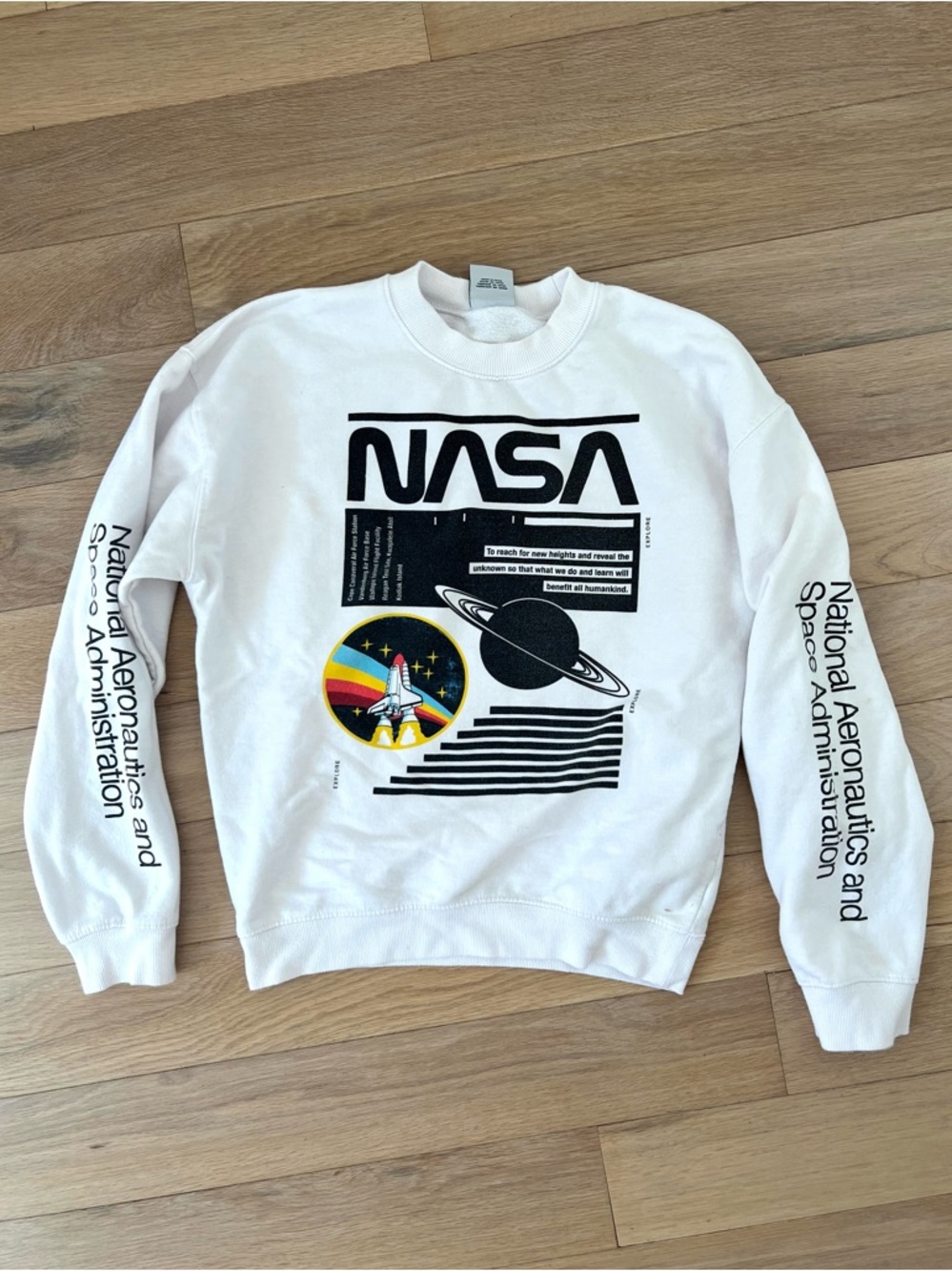 VTG NASA Buzz Aldrin Women’s Small Vintage Crewneck Sweatshirt